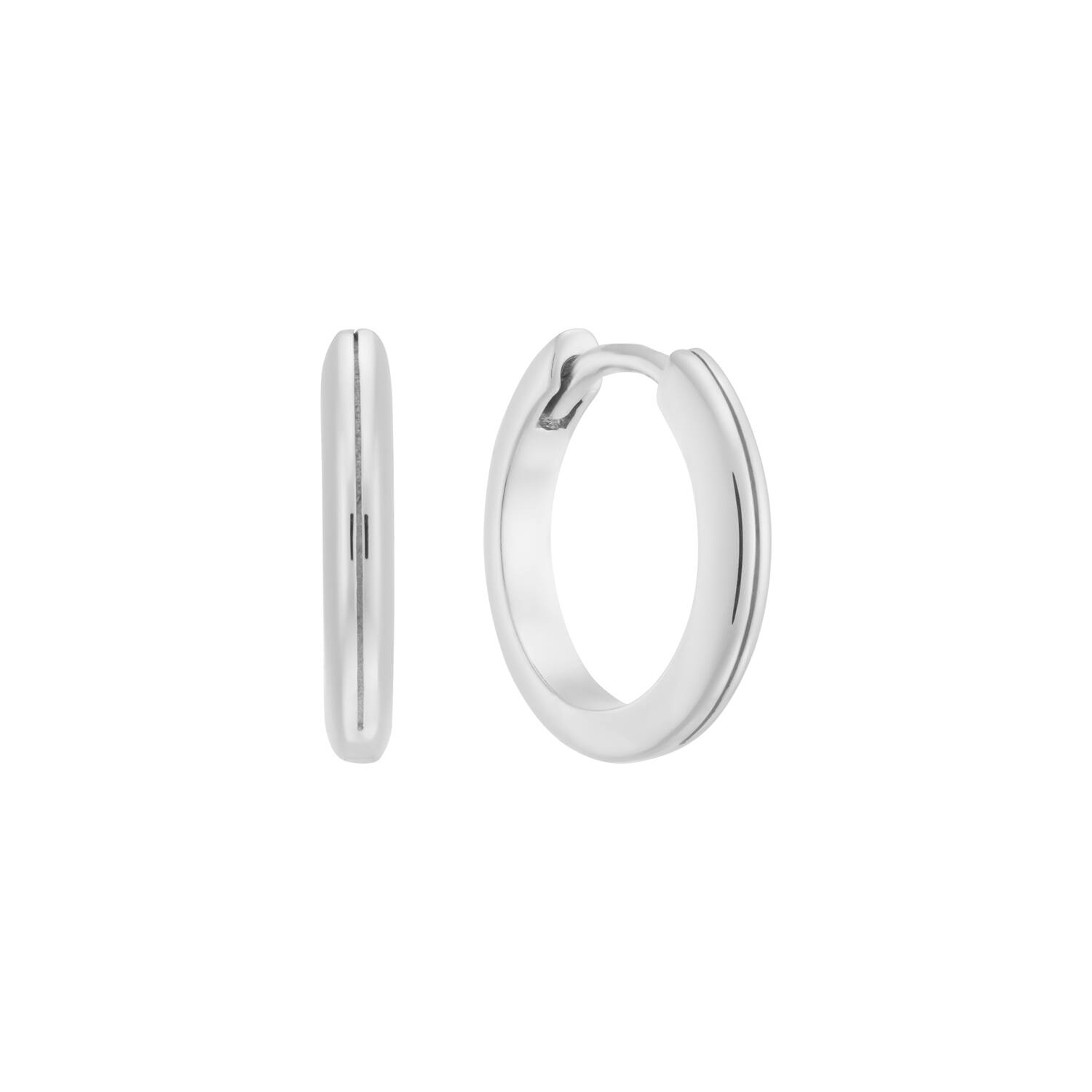  Ohrringe mit Clipverschluss - Premium Hoops - Ø 12mm