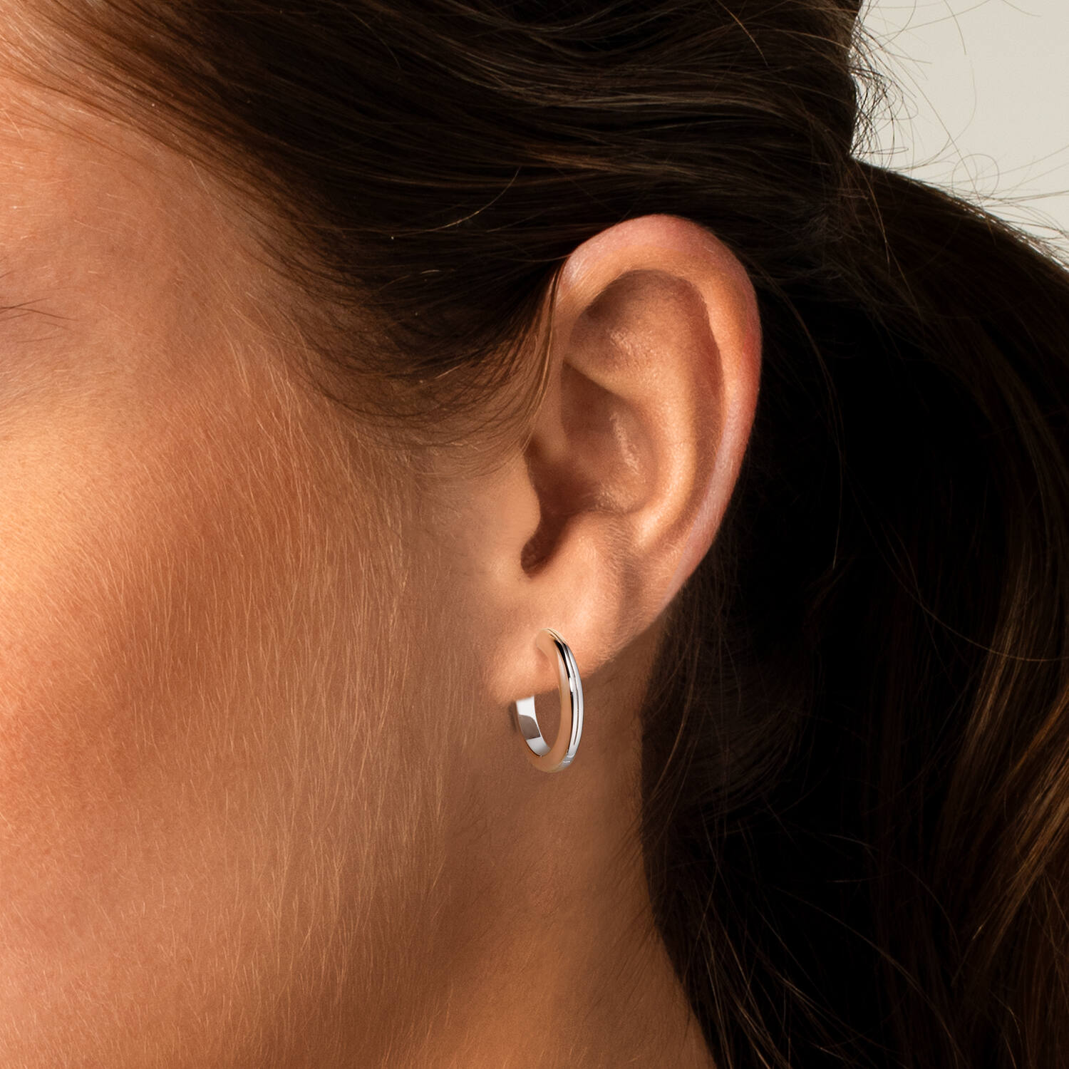  Ohrringe mit Clipverschluss - Premium Hoops - Ø 12mm