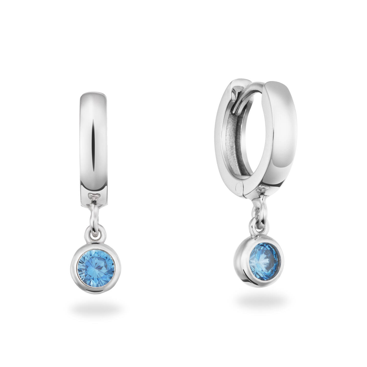  Earrings with folding clasp - Round