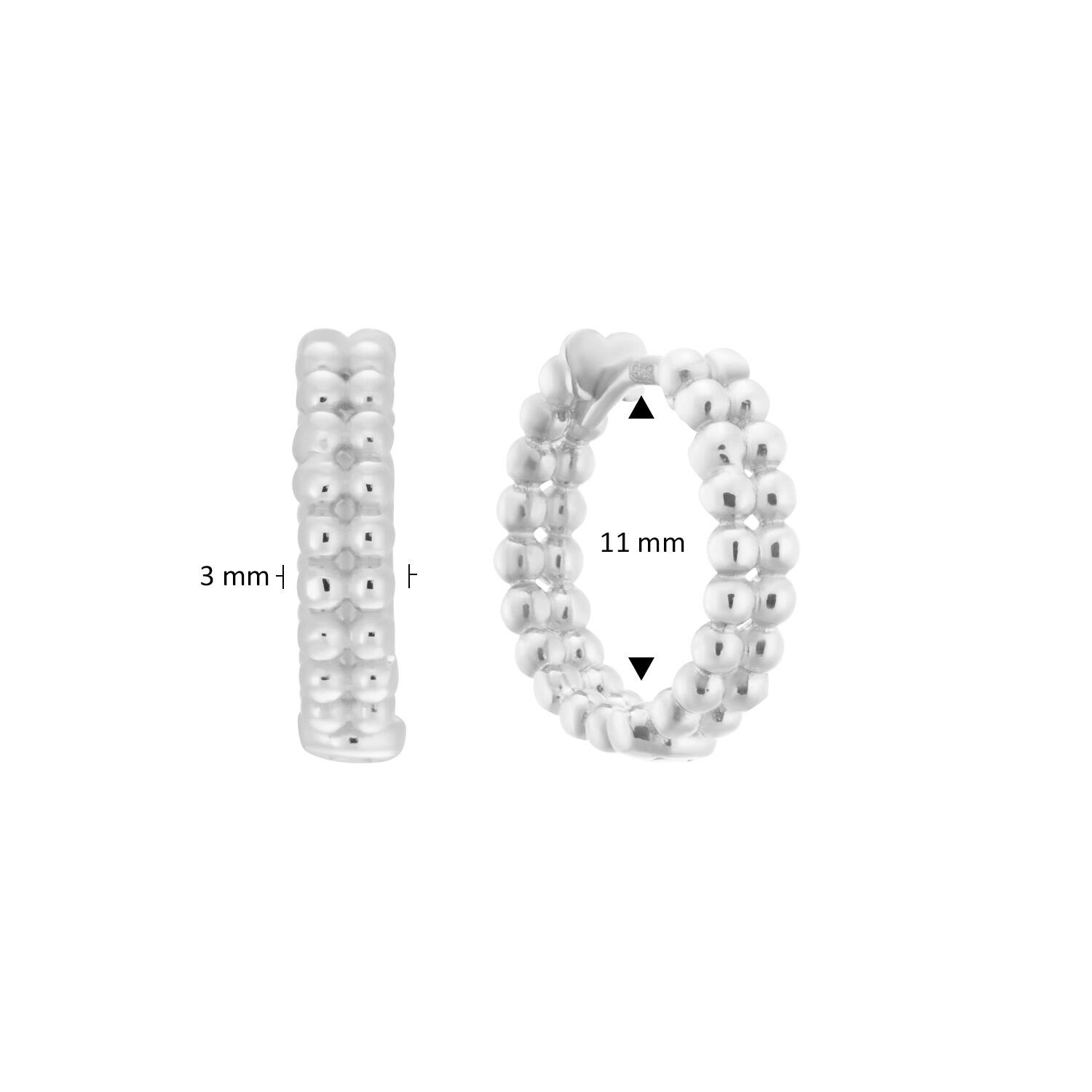  Ohrringe mit Clipverschluss - Premium Hoops - Ø 11mm