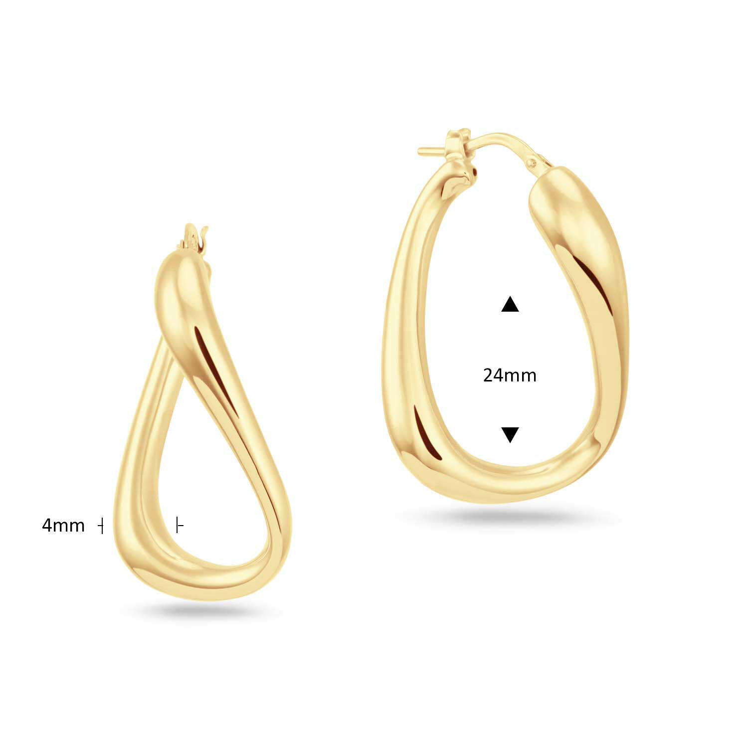  Ohrringe - Chunky Chic - Oval