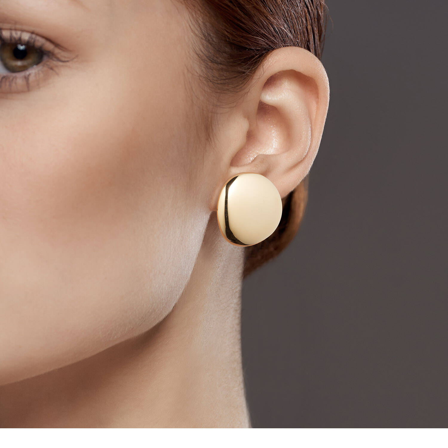  Ear clips - Chunky Chic - Round