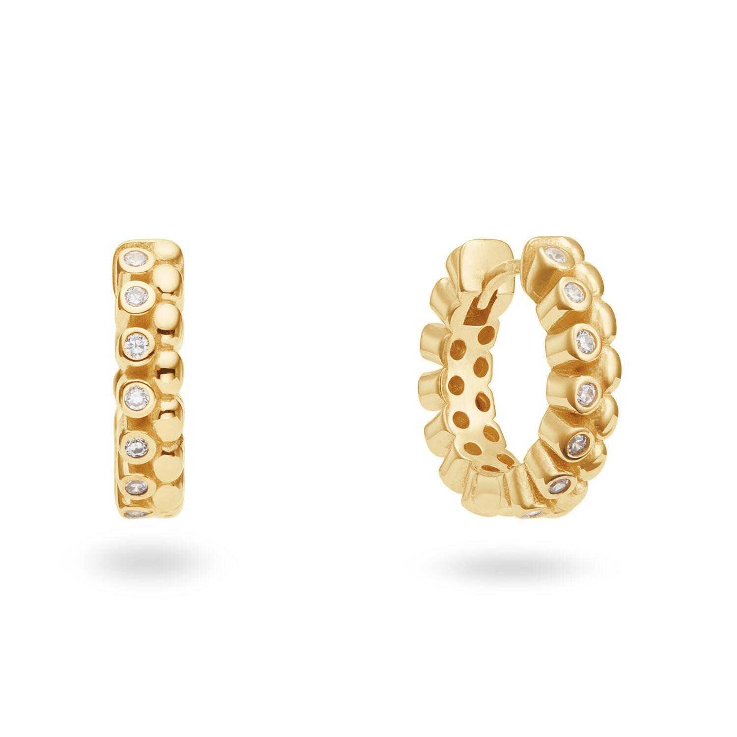  Ohrringe mit Clipverschluss - Premium Hoops