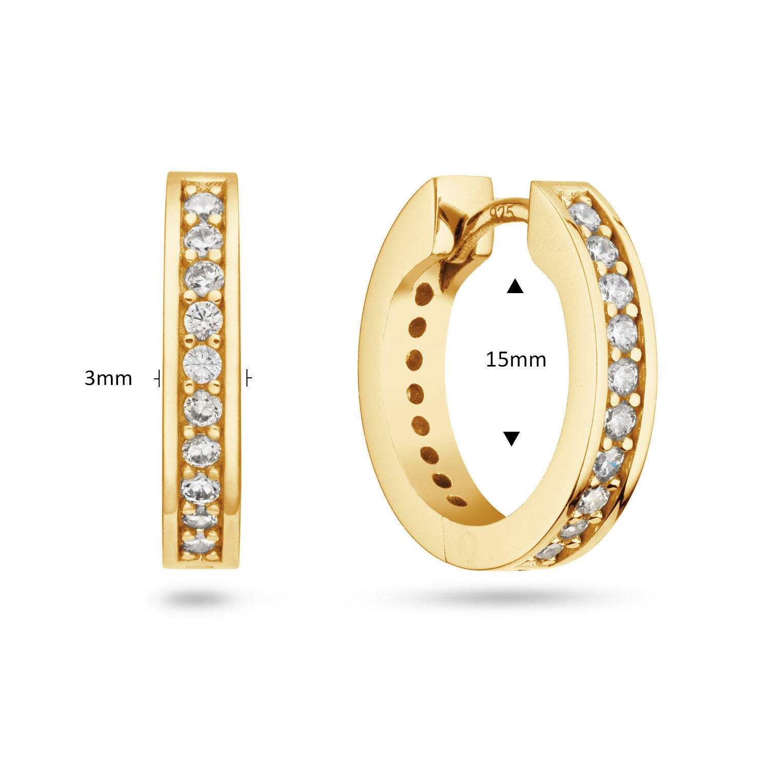  Klapoorringen - Premium Hoops