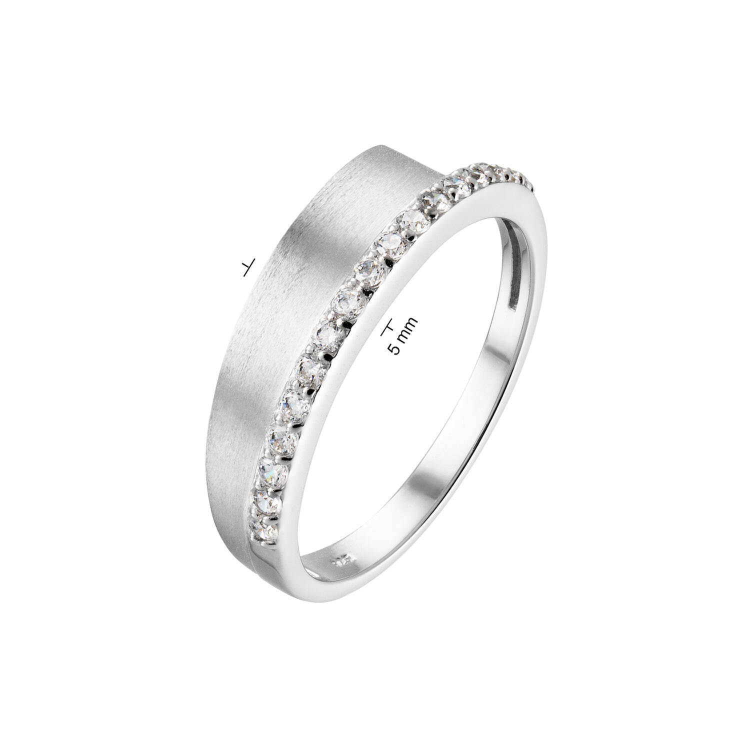  Rings with stone - 5mm