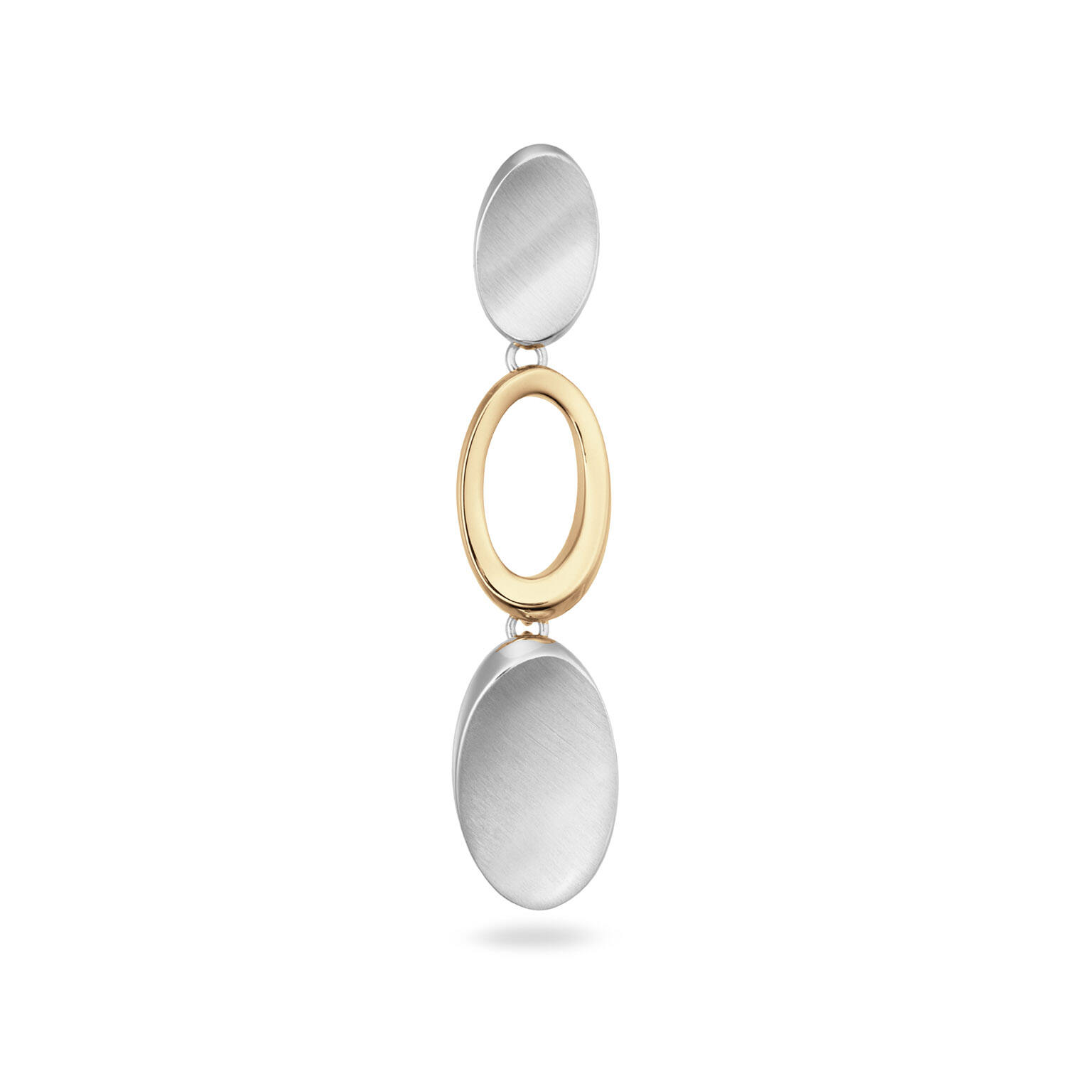  Pendants with stone - Oval - 9mm