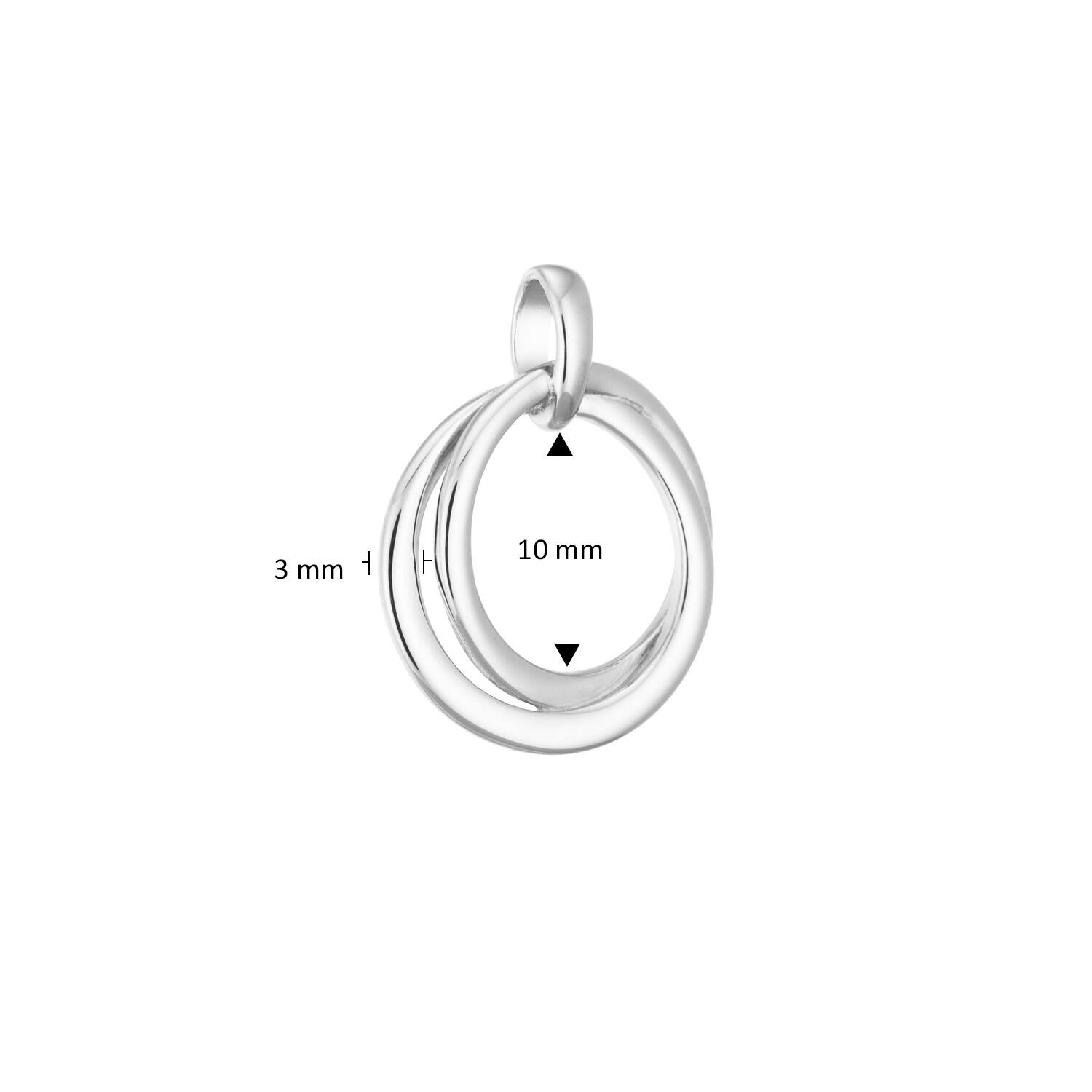  Pendentifs avec pierre - 10mm