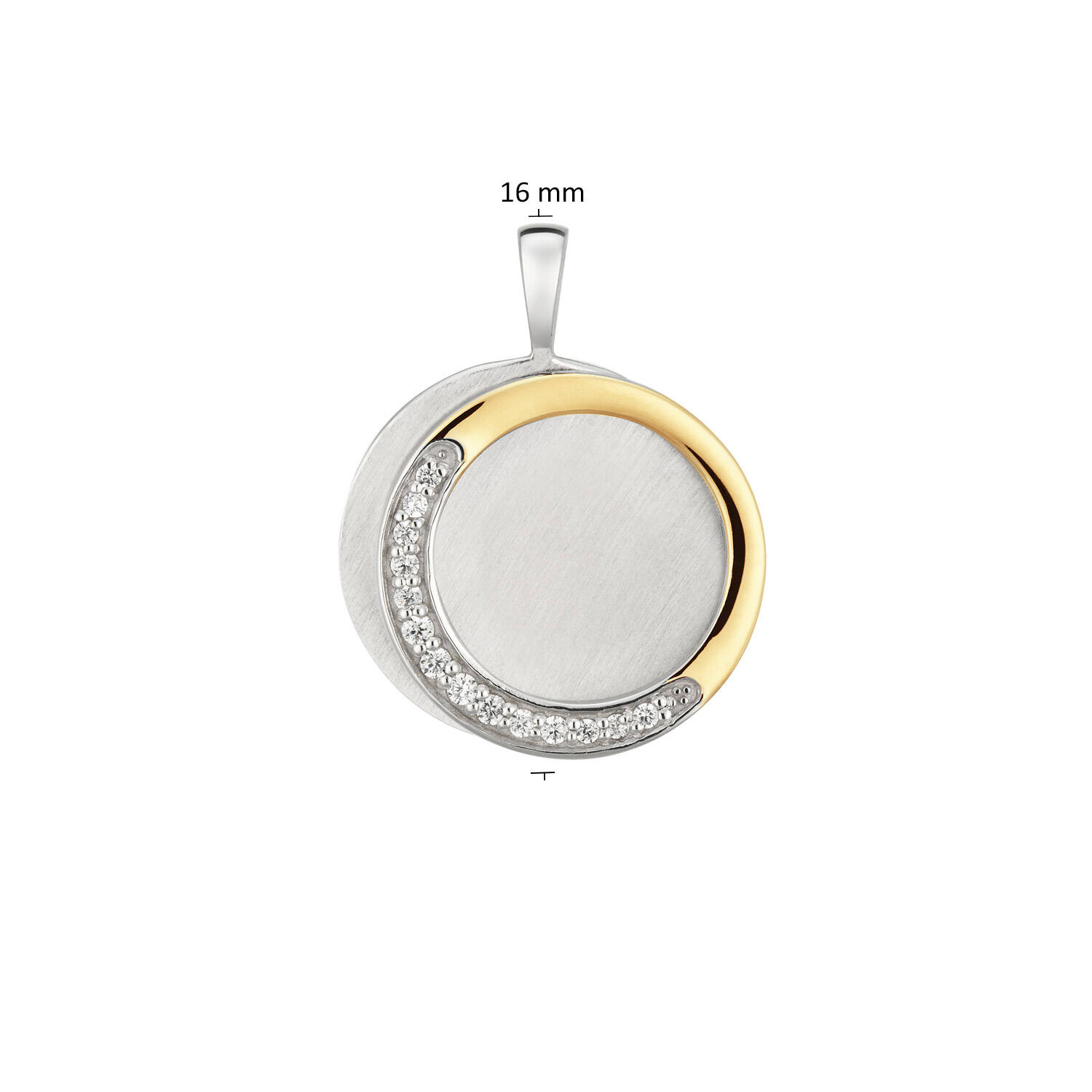  Pendentifs avec pierre - 16mm