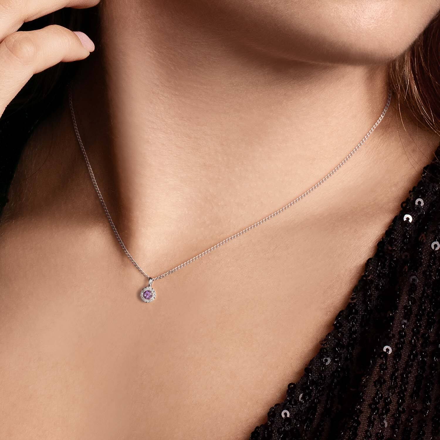  Pendants with stone - 7mm