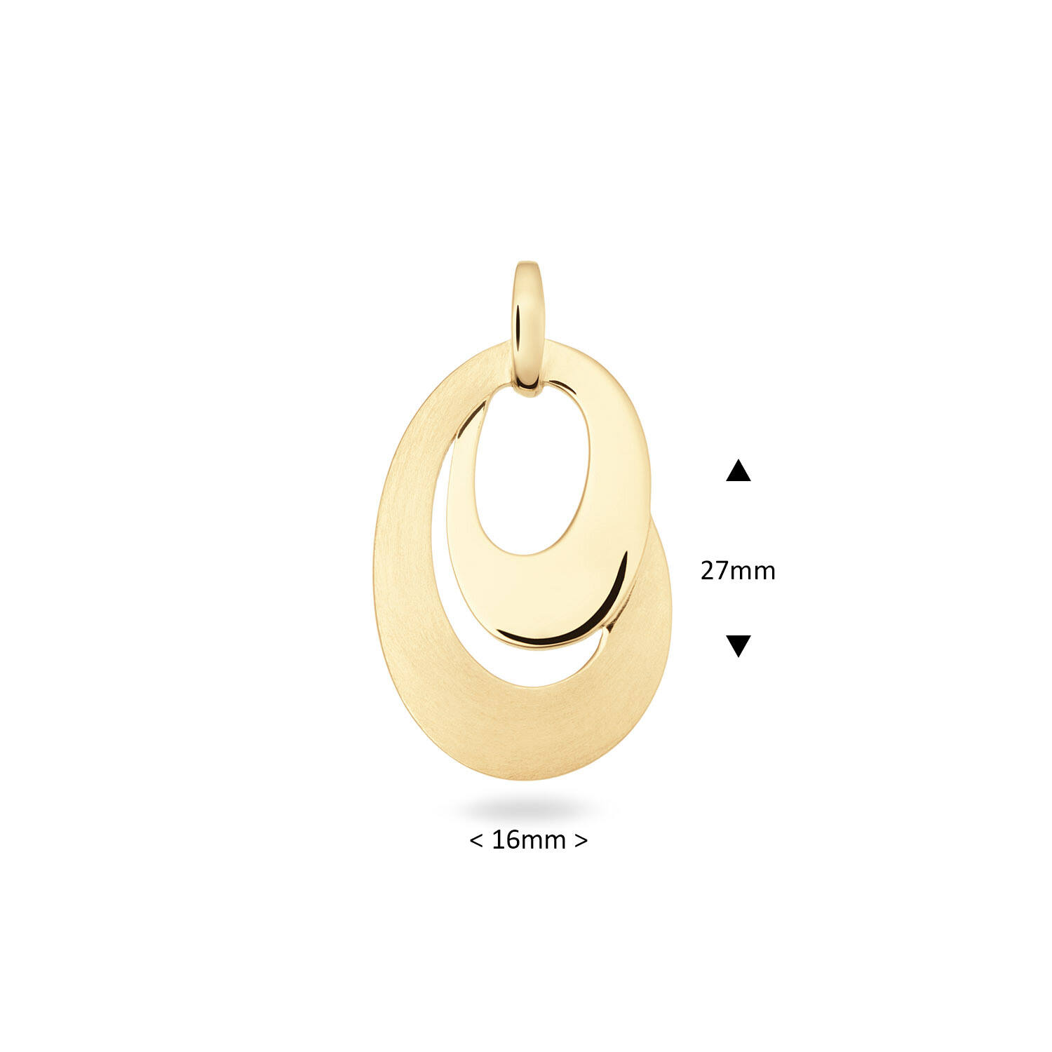  Pendentifs - Ovale - 16mm