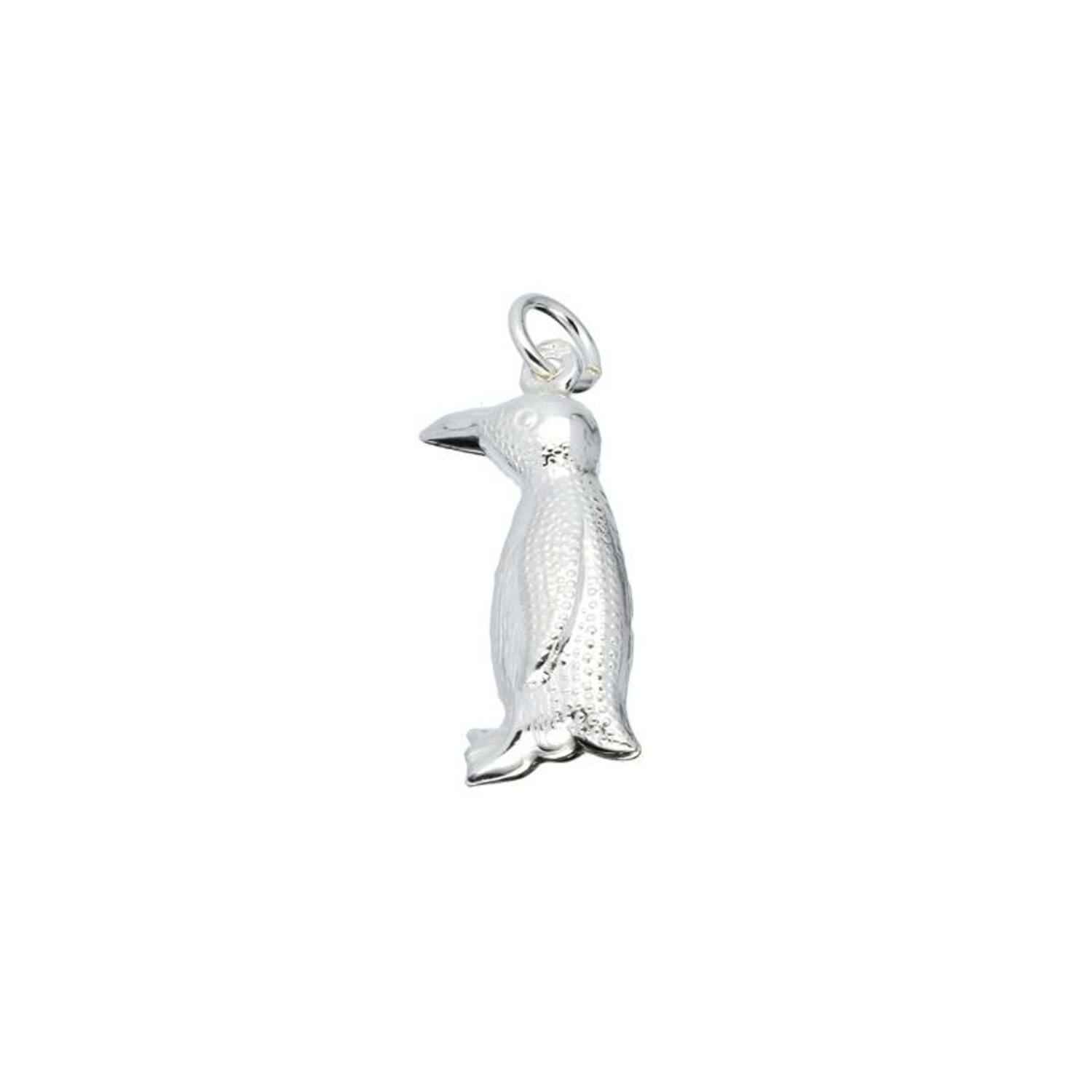 Bedel Pinguin 21.3x8.3mm - Zilver - 1,1gr