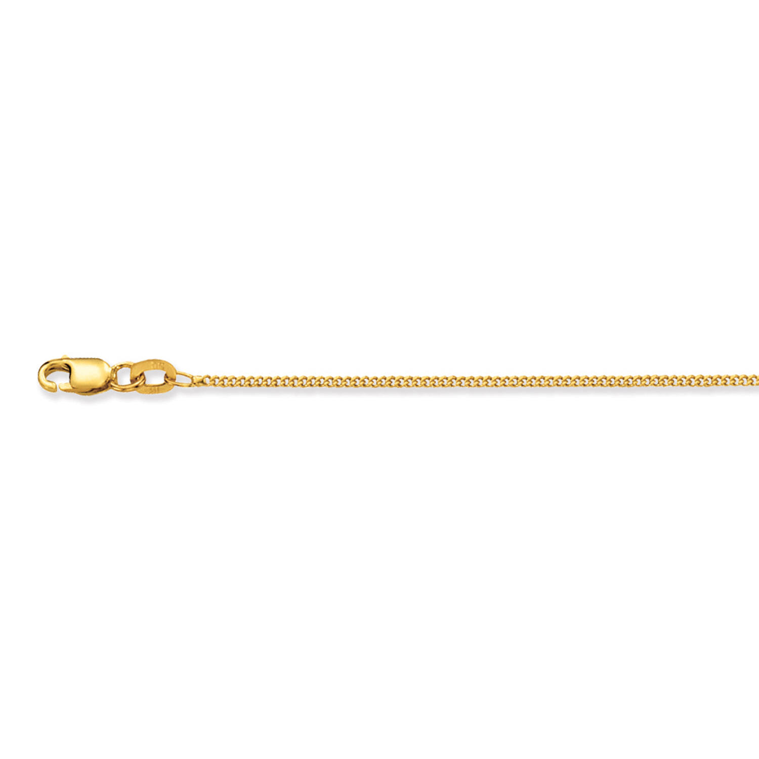  Länge Ketten - Gourmet - 1.7mm - 45cm - 14k Gold - 4.2gr