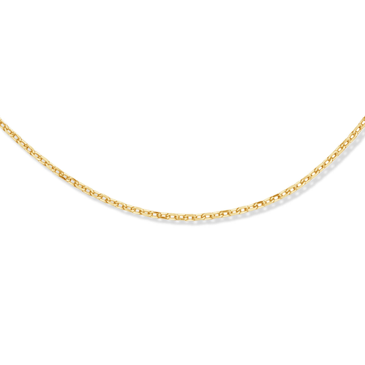  Lengte collier - Anker - 1.35mm - 60cm - 14k Goud