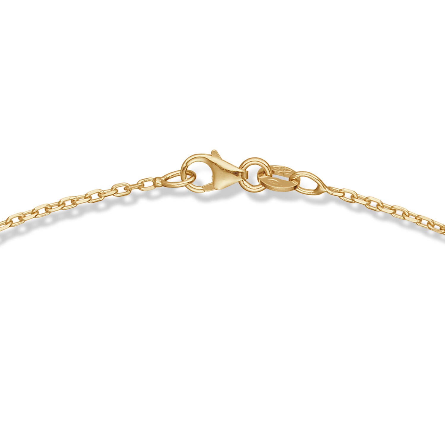  Lengte collier - Anker - 1.35mm - 60cm - 14k Goud