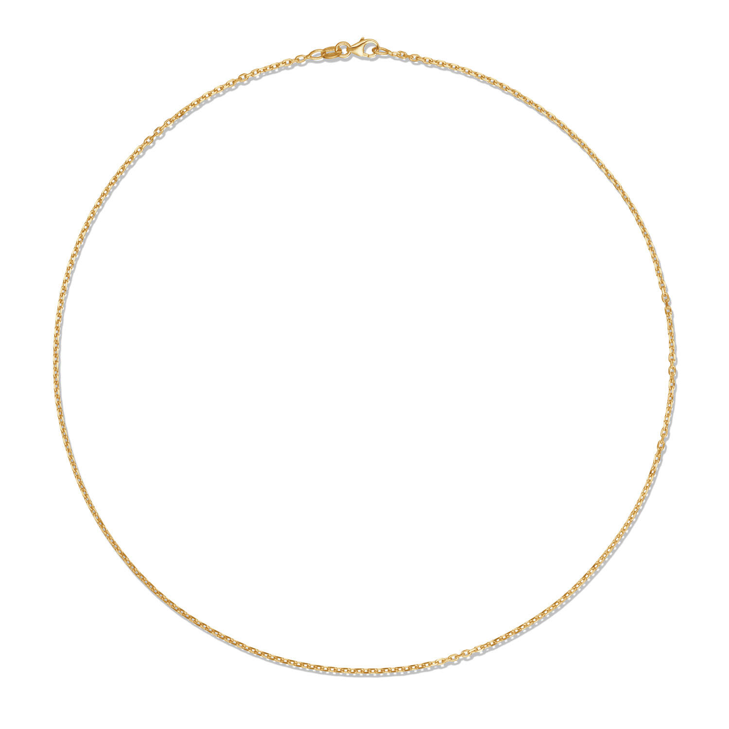  Länge Ketten - Anker - 1.6mm - 42cm - 14k Gold