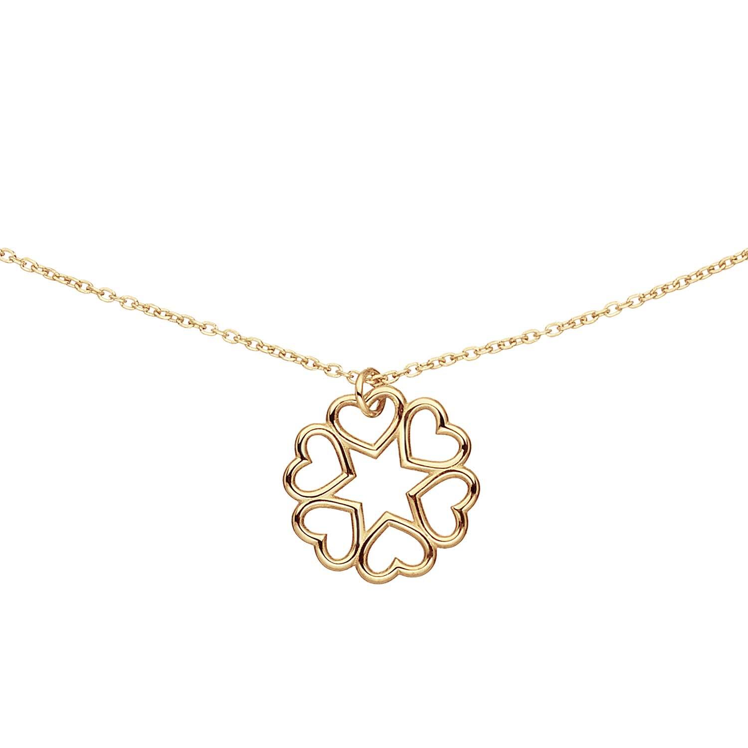  Colliers avec pierre - Ancre - 14k Or - 45cm