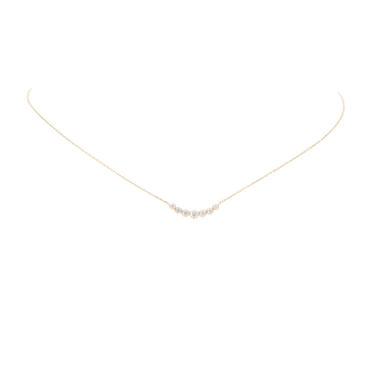  Colliers maillons - Dots - 14k Or - 45cm