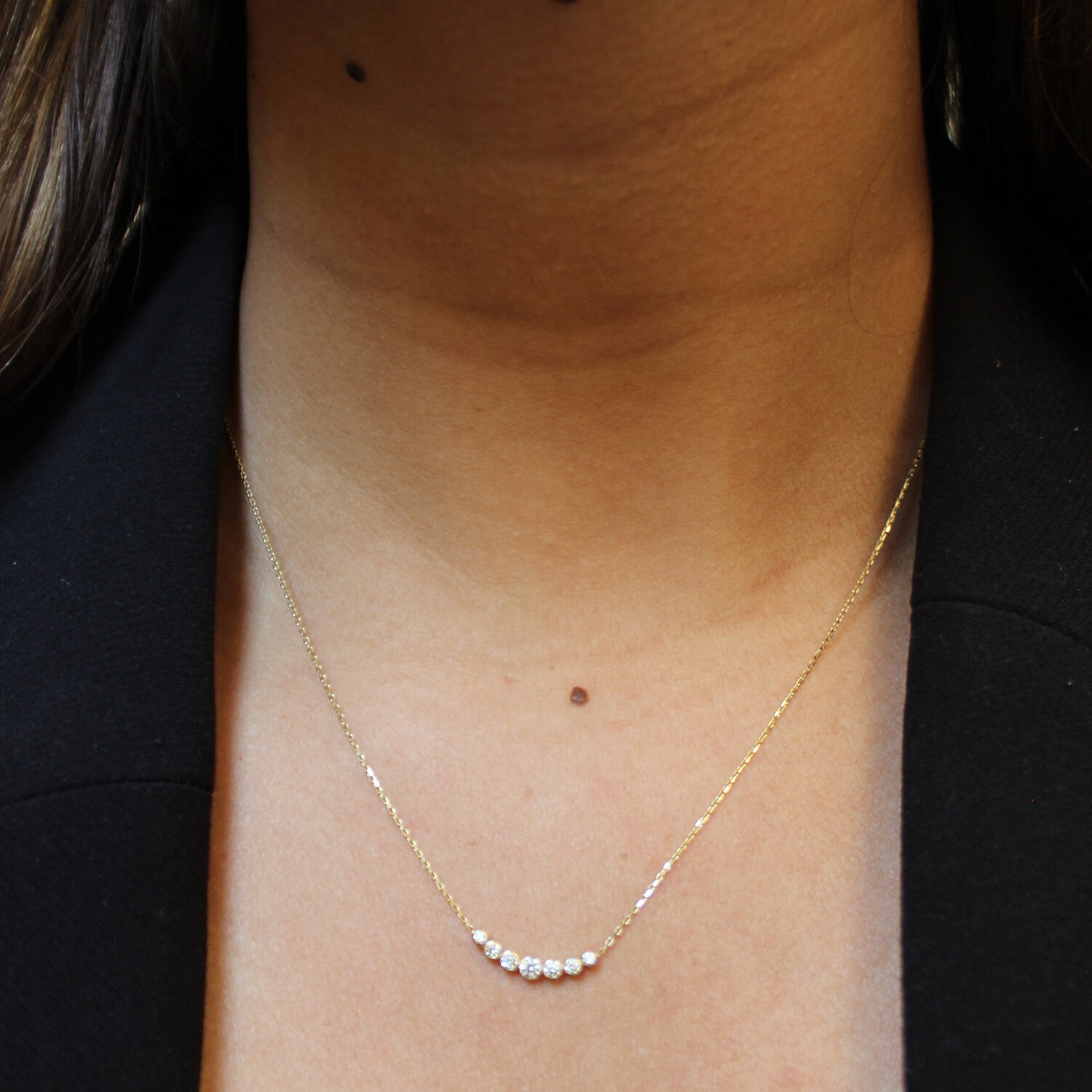  Colliers maillons - Dots - 14k Or - 45cm