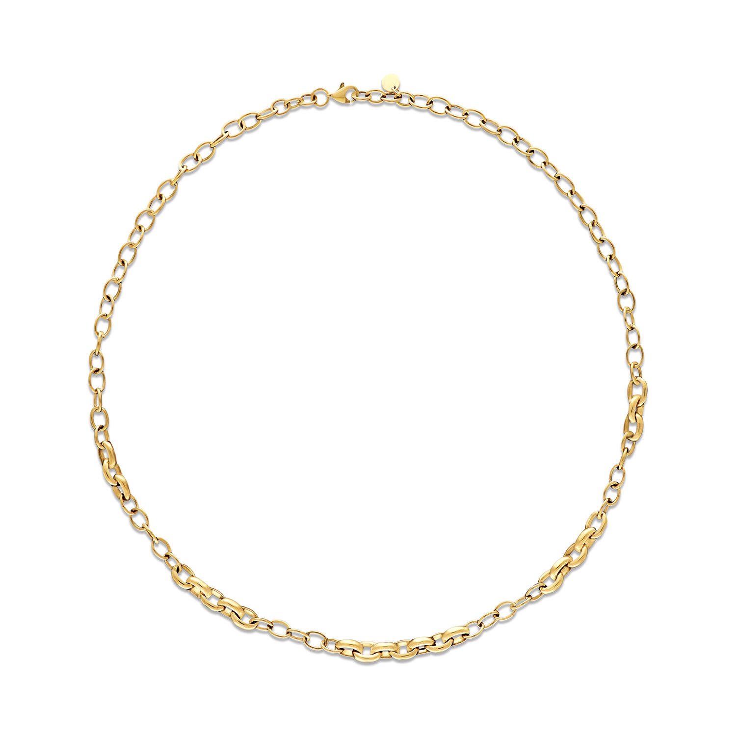  Link necklaces - Fantasy link - 14k Gold - 45cm