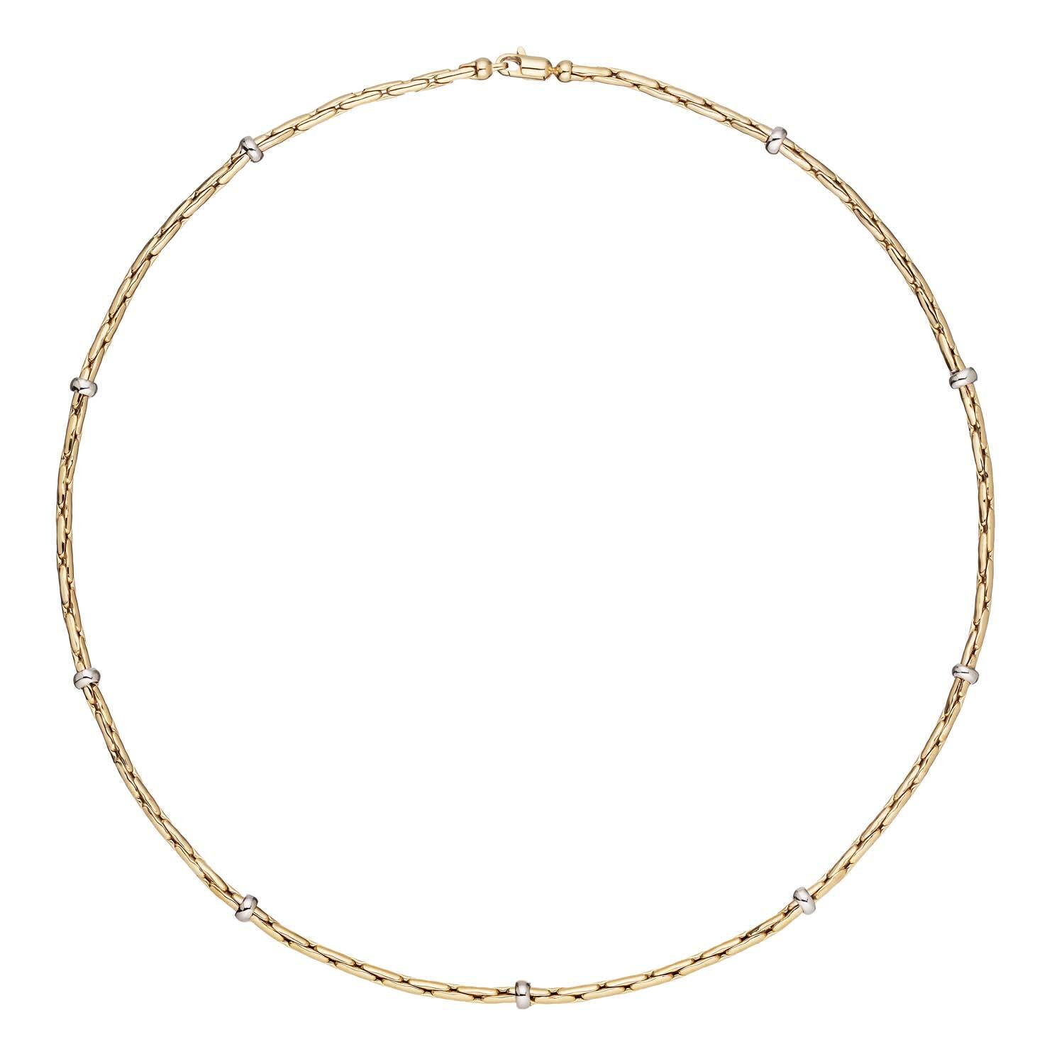  Necklaces with pendant - Round - Cardano - 14k Gold - 50cm Elegant Strength - 