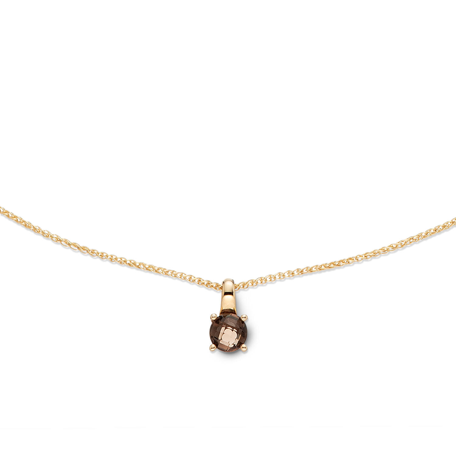  Collier - Rond - Palmier, Vossenstaart - 14k Goud - 45cm Elements of Love - 
