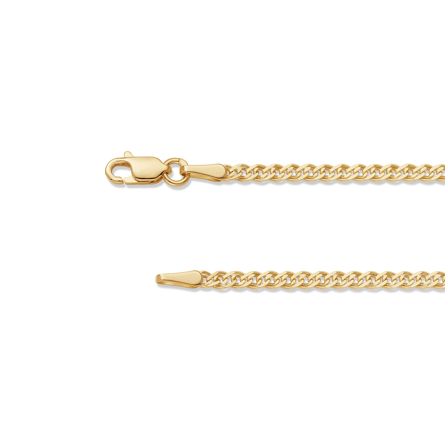  Gliederarmbänder - Fantasieglied - Oval - 2mm - 19cm