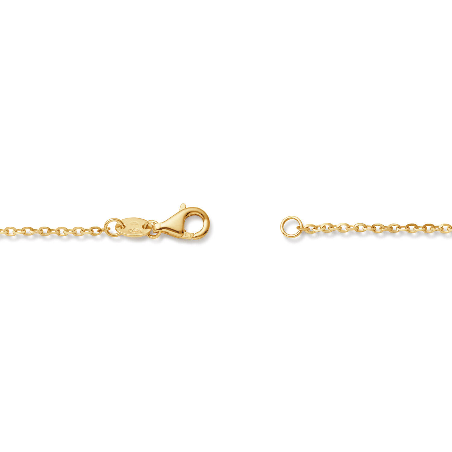  Schakelarmband - Anker - Druppel - 3mm - 19cm