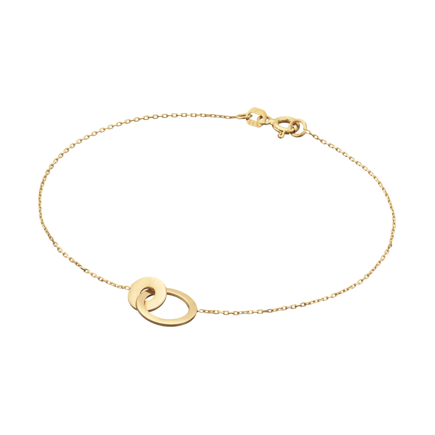  Link bracelets - Anchor - Discjes Open en Dicht - 10mm - 19cm