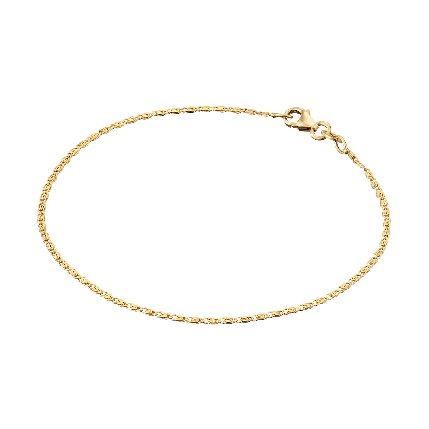  Bracelets à maillons - Maillon fantaisie - 19cm