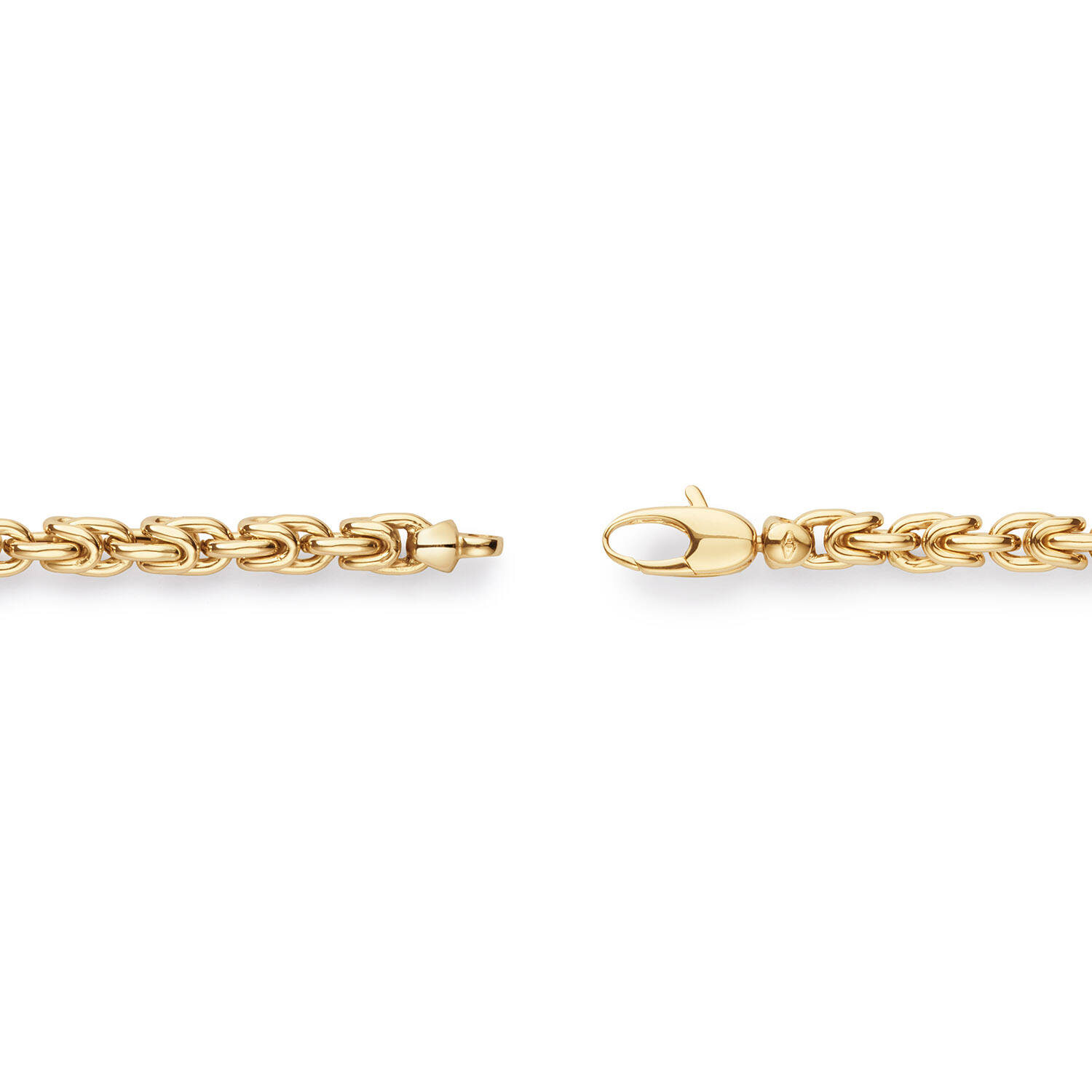  Link bracelets - Elegant Strength - Kings link - 4mm - 19cm