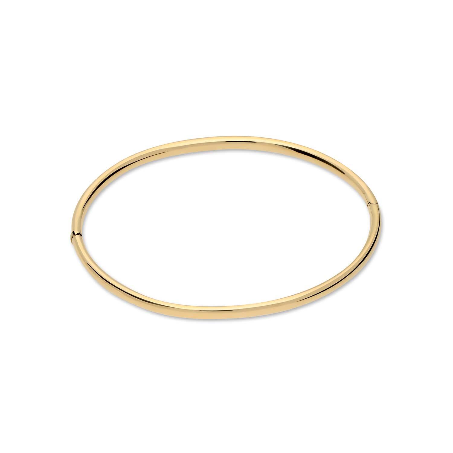  Armreifen - Golden Armour Bangles - Oval - 3mm - Ø 58mm