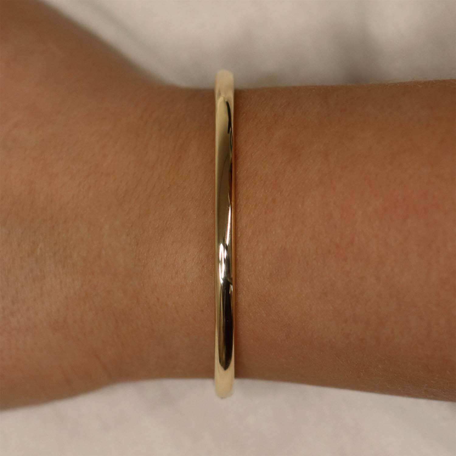  Bangle - Golden Armour Bangles - Scharnier - Ovaal - 5mm - Ø 62mm