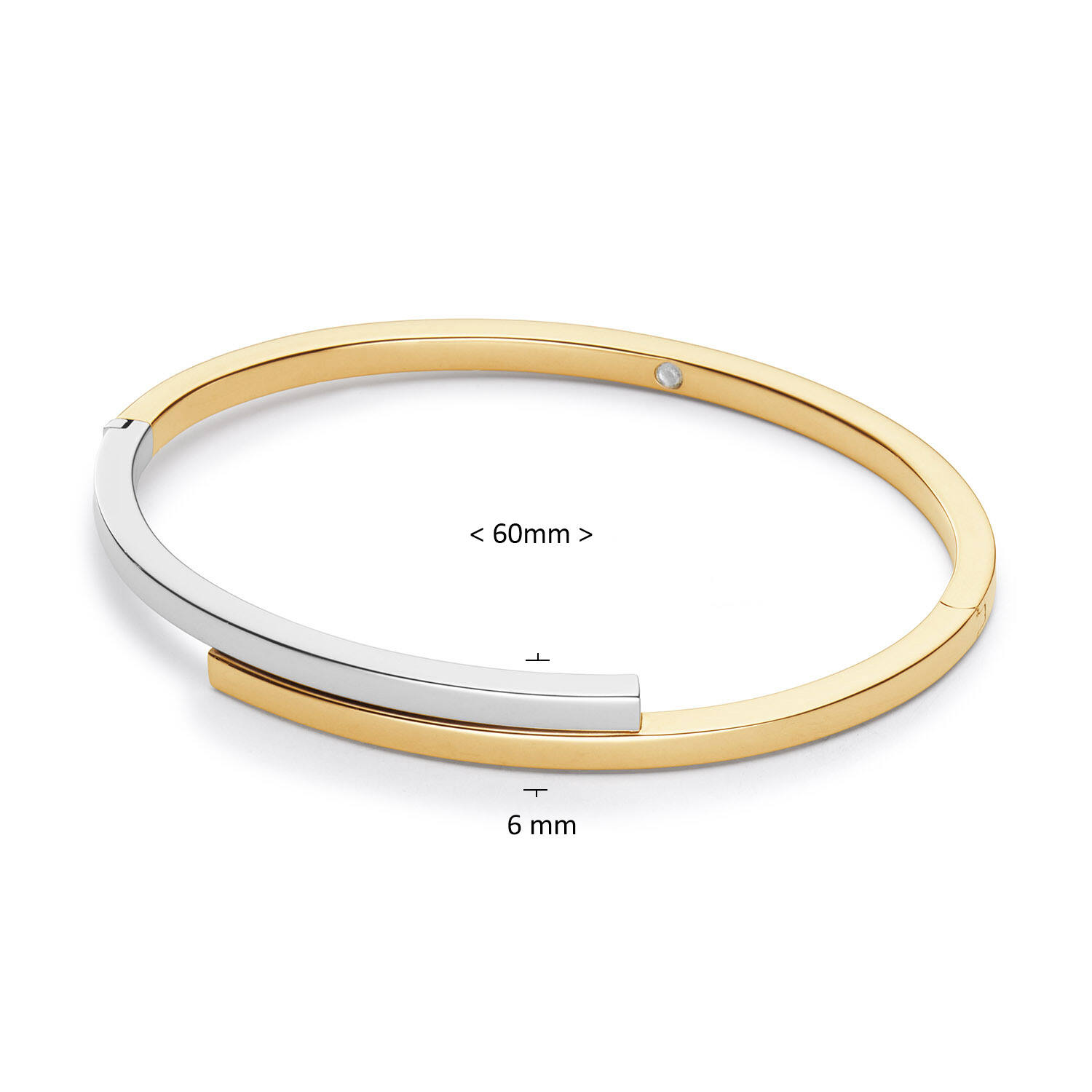  Armreifen - Golden Armour Bangles - 6mm - Ø Medium (60 mm)