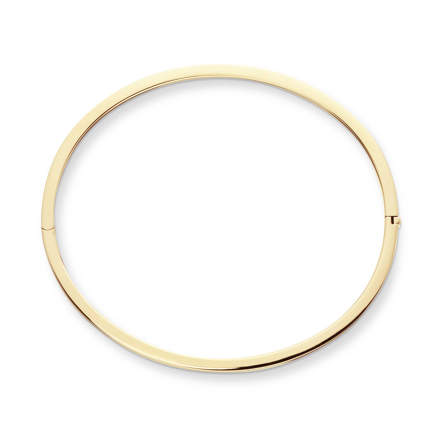  Bracelets - Golden Armour Bangles - Carré - 5mm - Ø 62mm