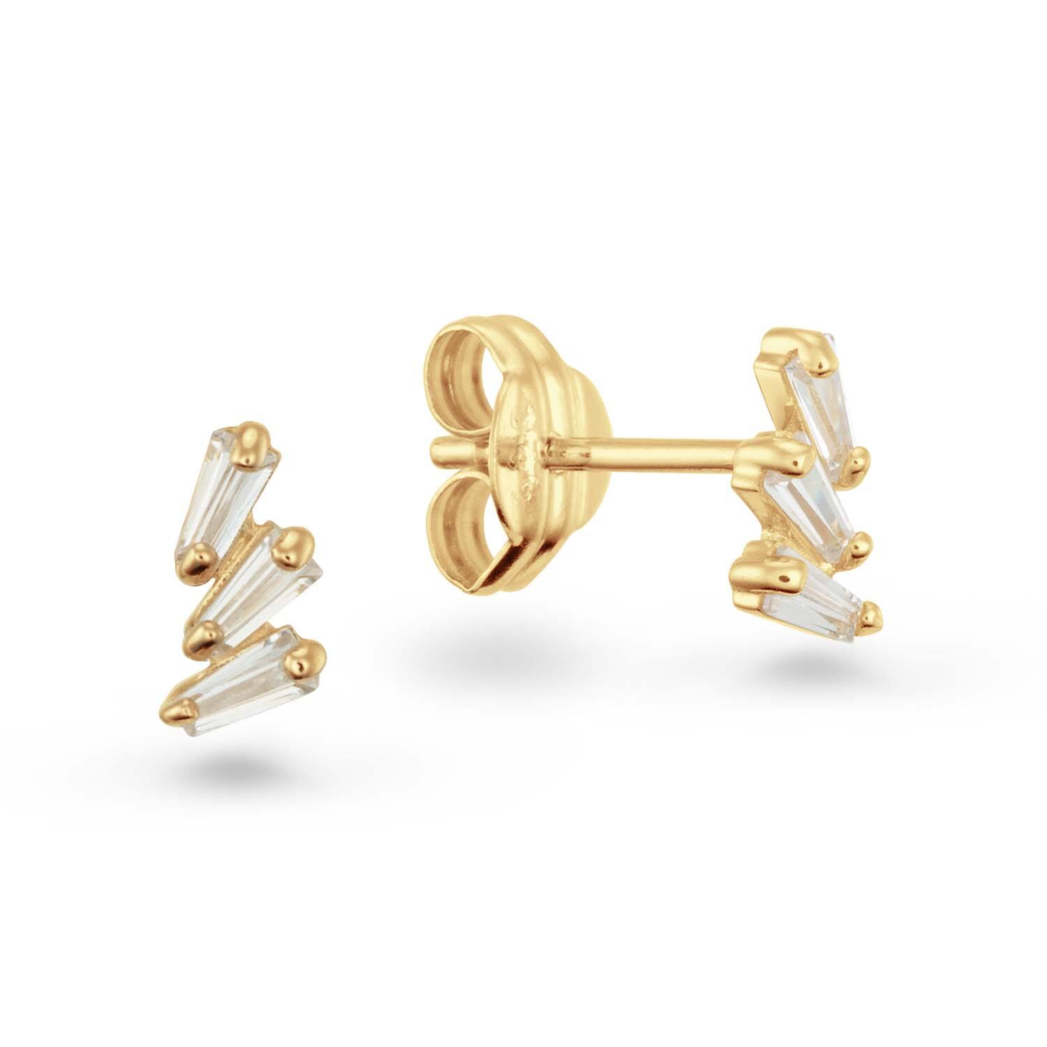  Oorstekers - Fantasie Zirkonia - 