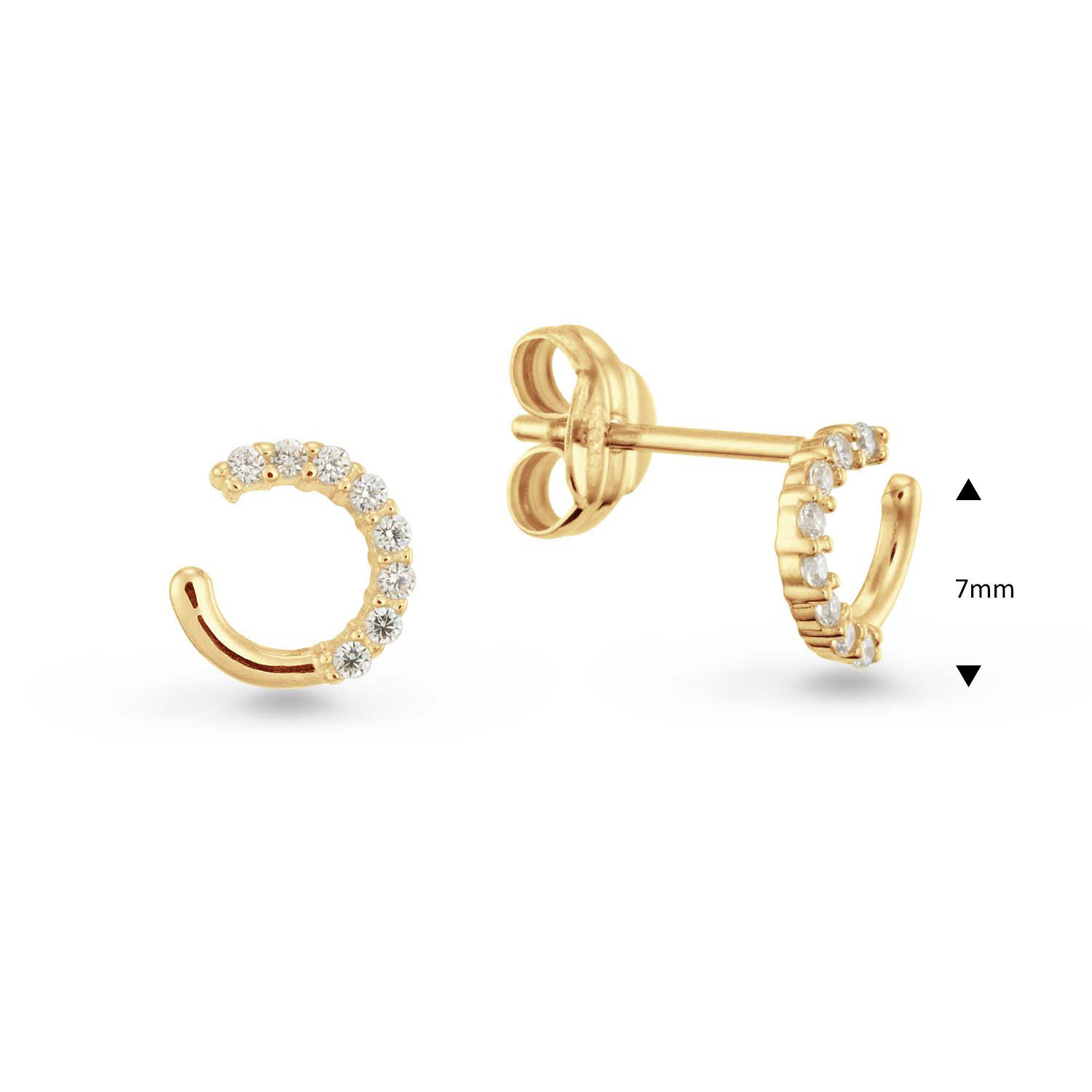  Ear studs Zirconia - 