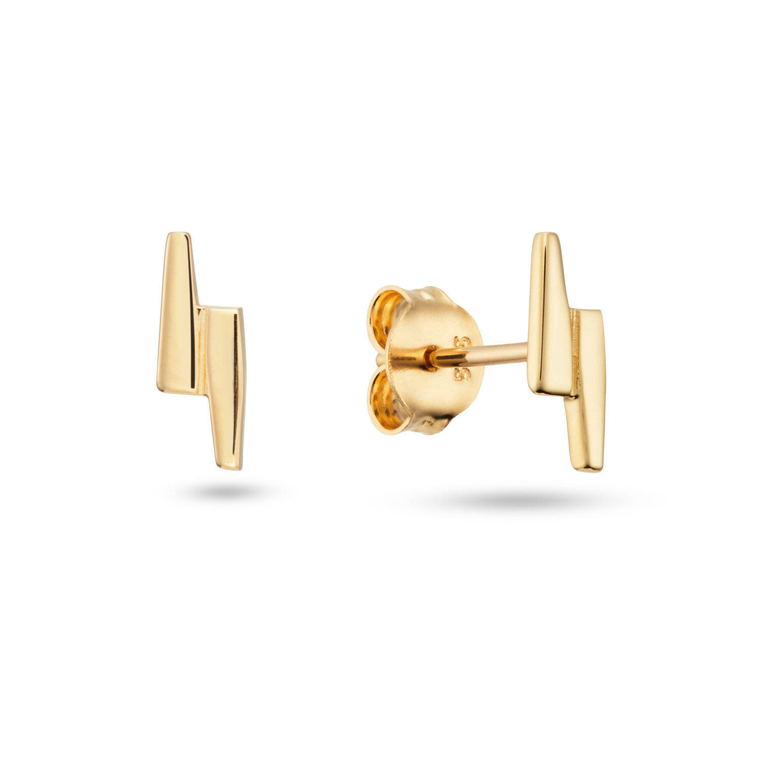  Boucles d'oreilles à puces - Rectangle