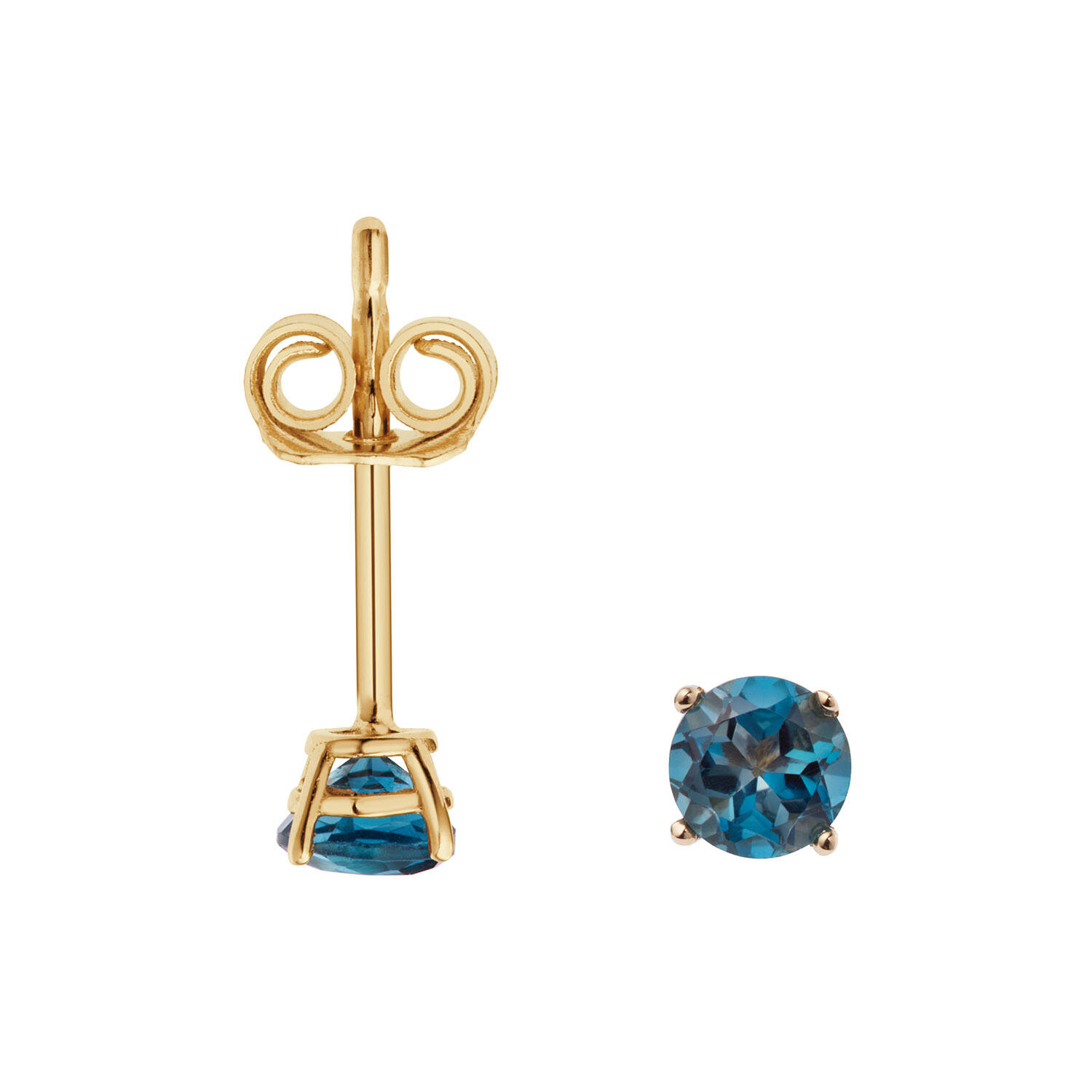  Boucles d'oreilles à puces Topaze - 