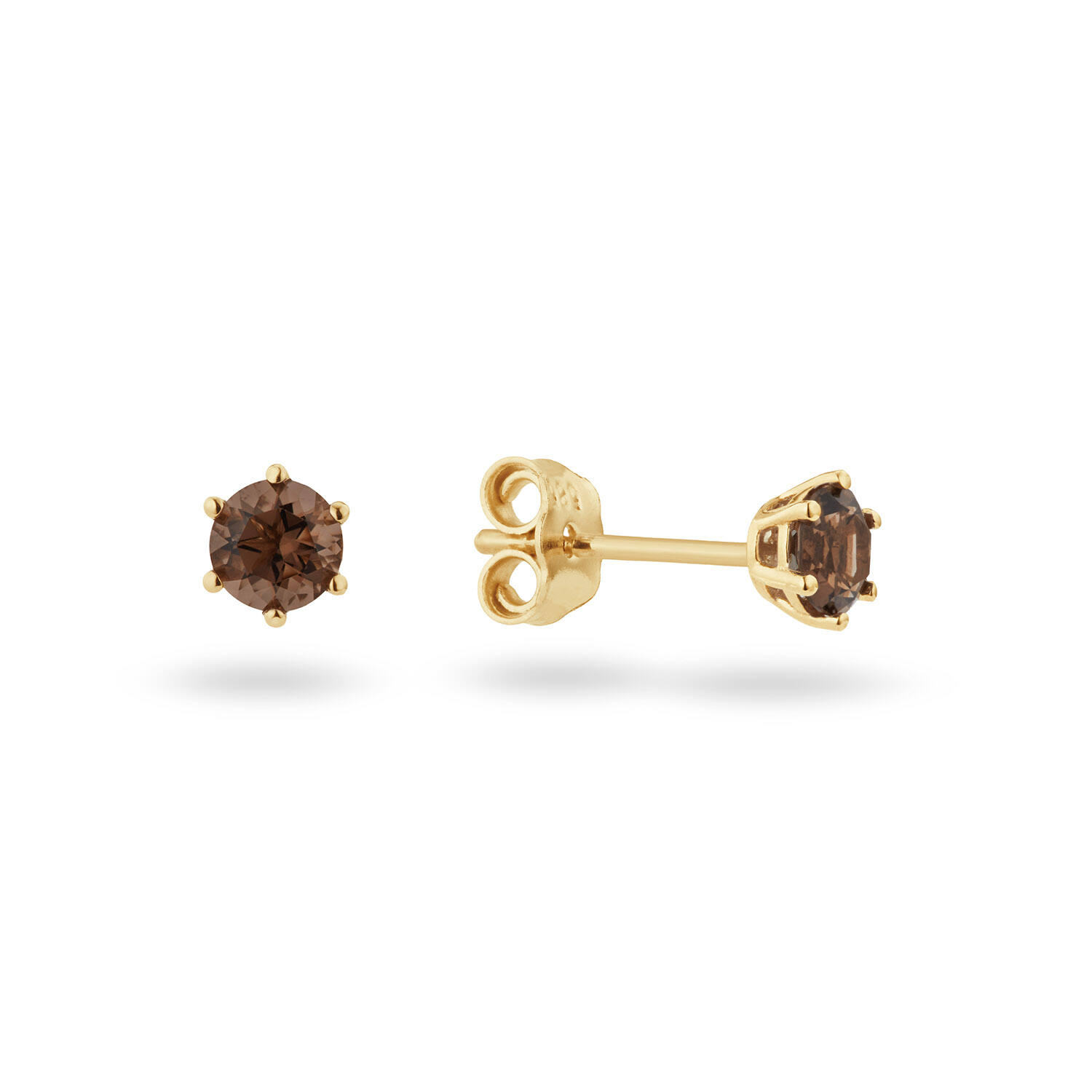  Boucles d'oreilles à puces Quartz - 