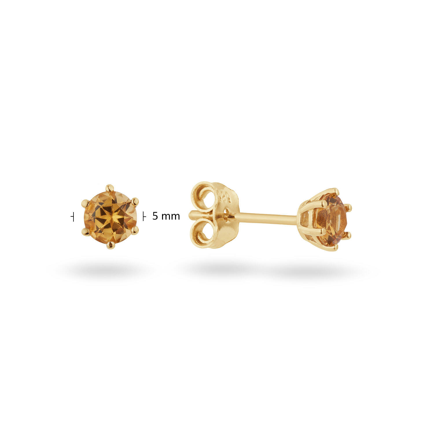  Ohrstecker Citrin - 