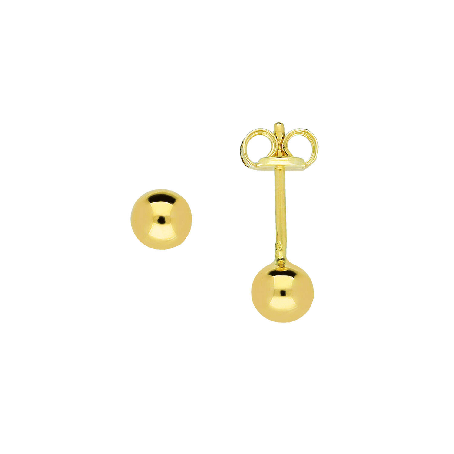  Ear studs - Circle - Ø 4mm