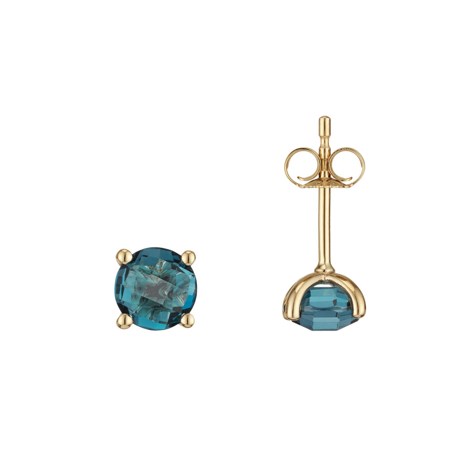  Elements of Love - Ear studs Topaz - - Ø 6mm