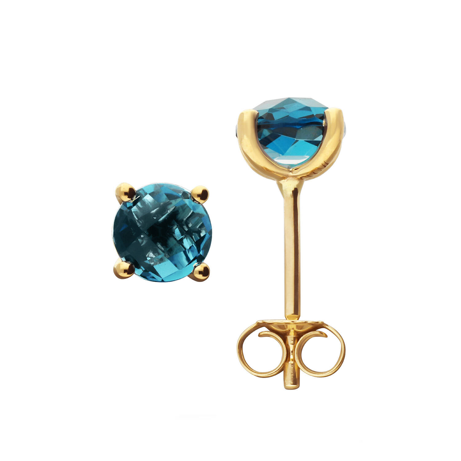 Elements of Love - Ear studs Topaz - - Ø 6mm