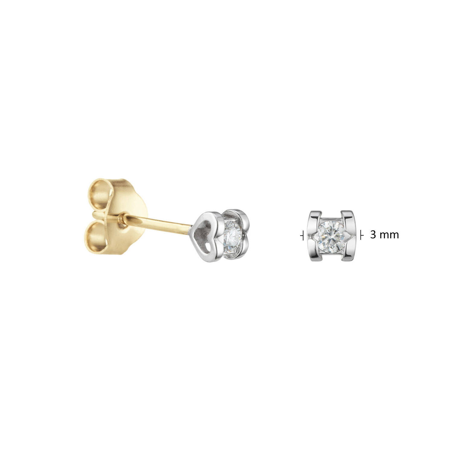  Say Yes! - Ohrstecker Diamant - - 0.06ct