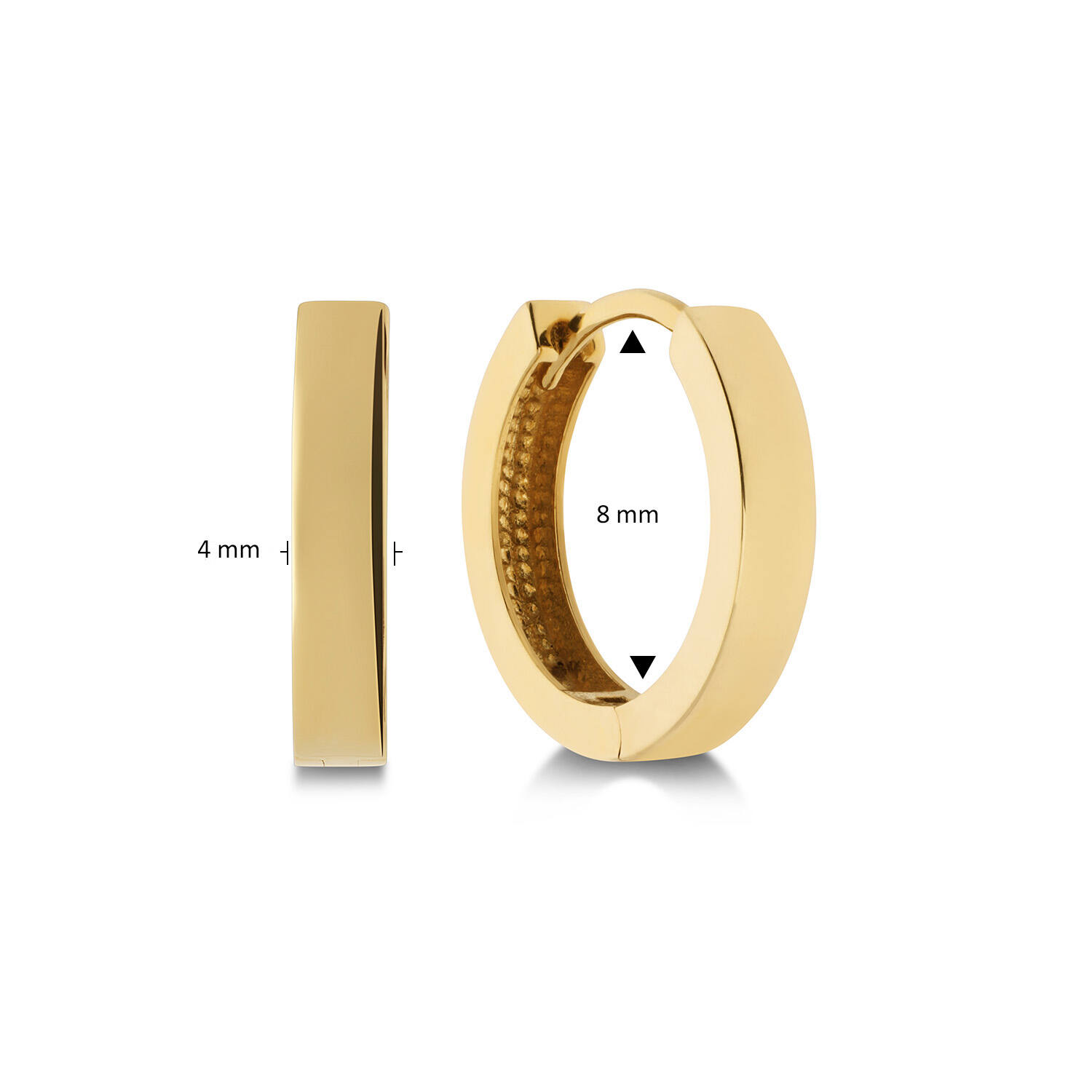  Klapoorringen - Premium Hoops - Ø 8mm