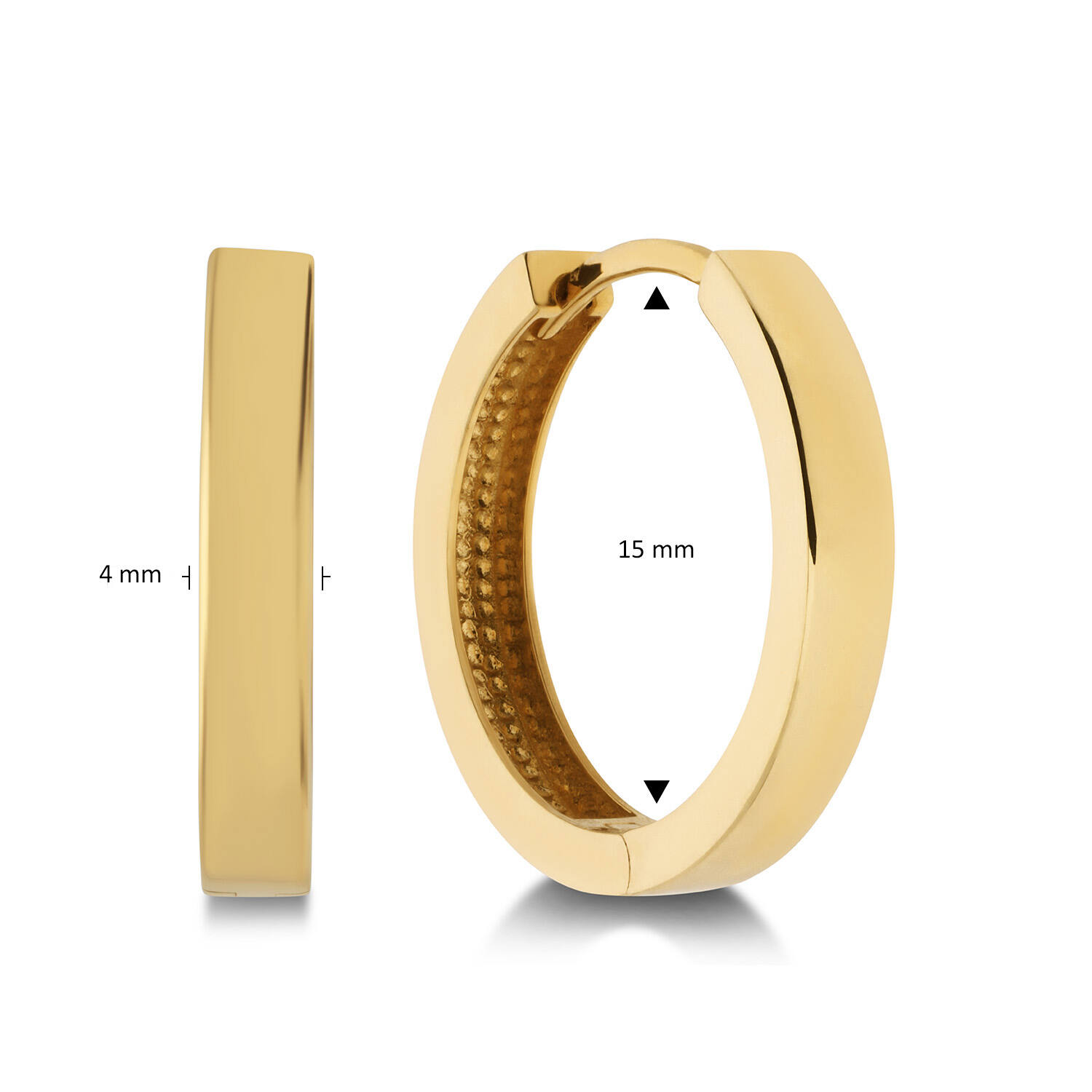  Klapoorringen - Premium Hoops - Ø 15mm