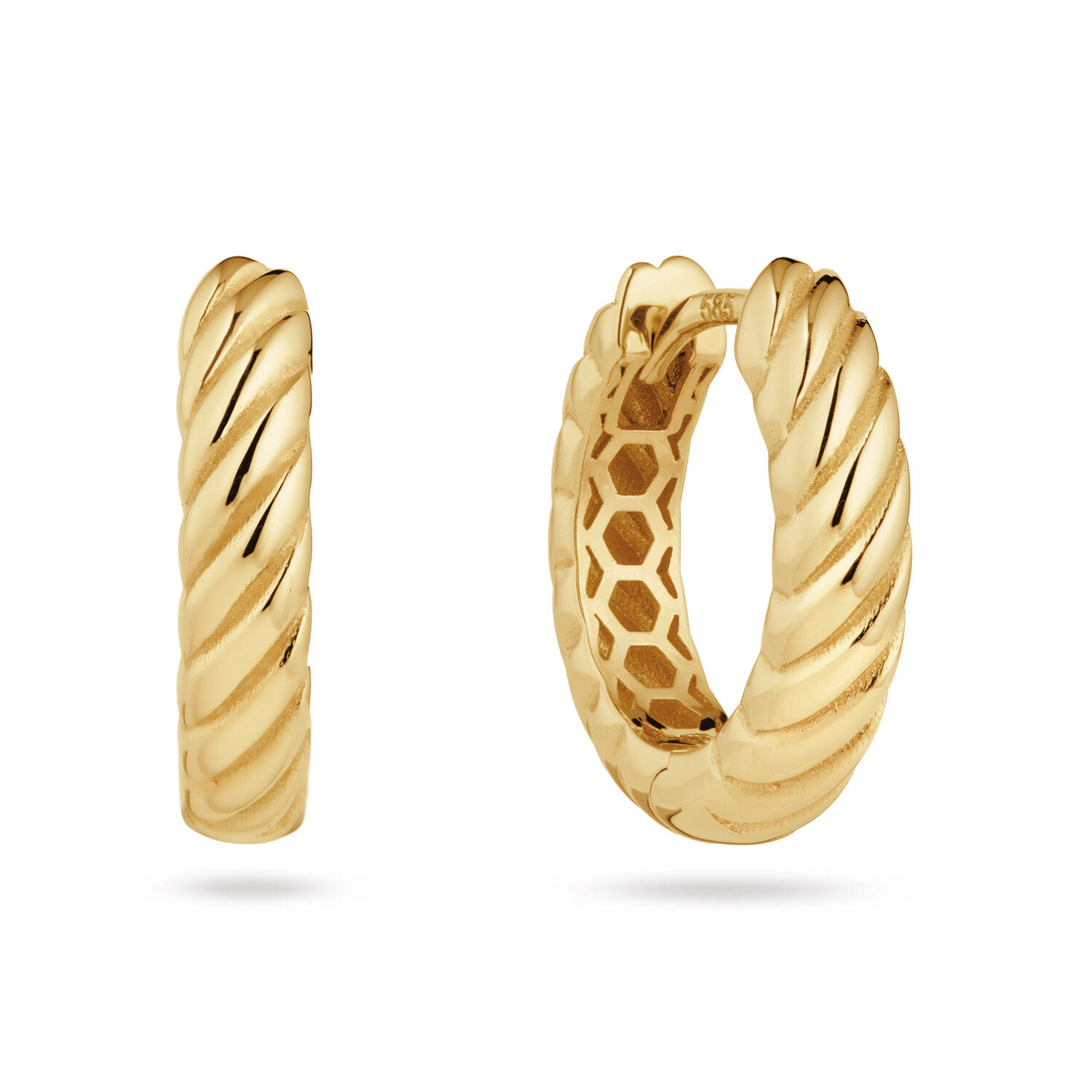  Klapoorringen - Premium Hoops - Rond - Ø 10mm