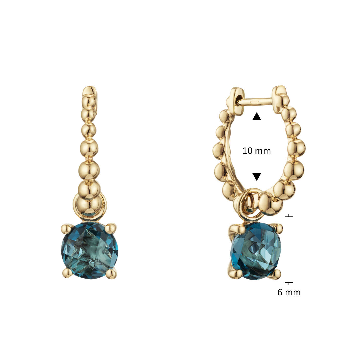  Earrings with folding clasp - Elements of Love