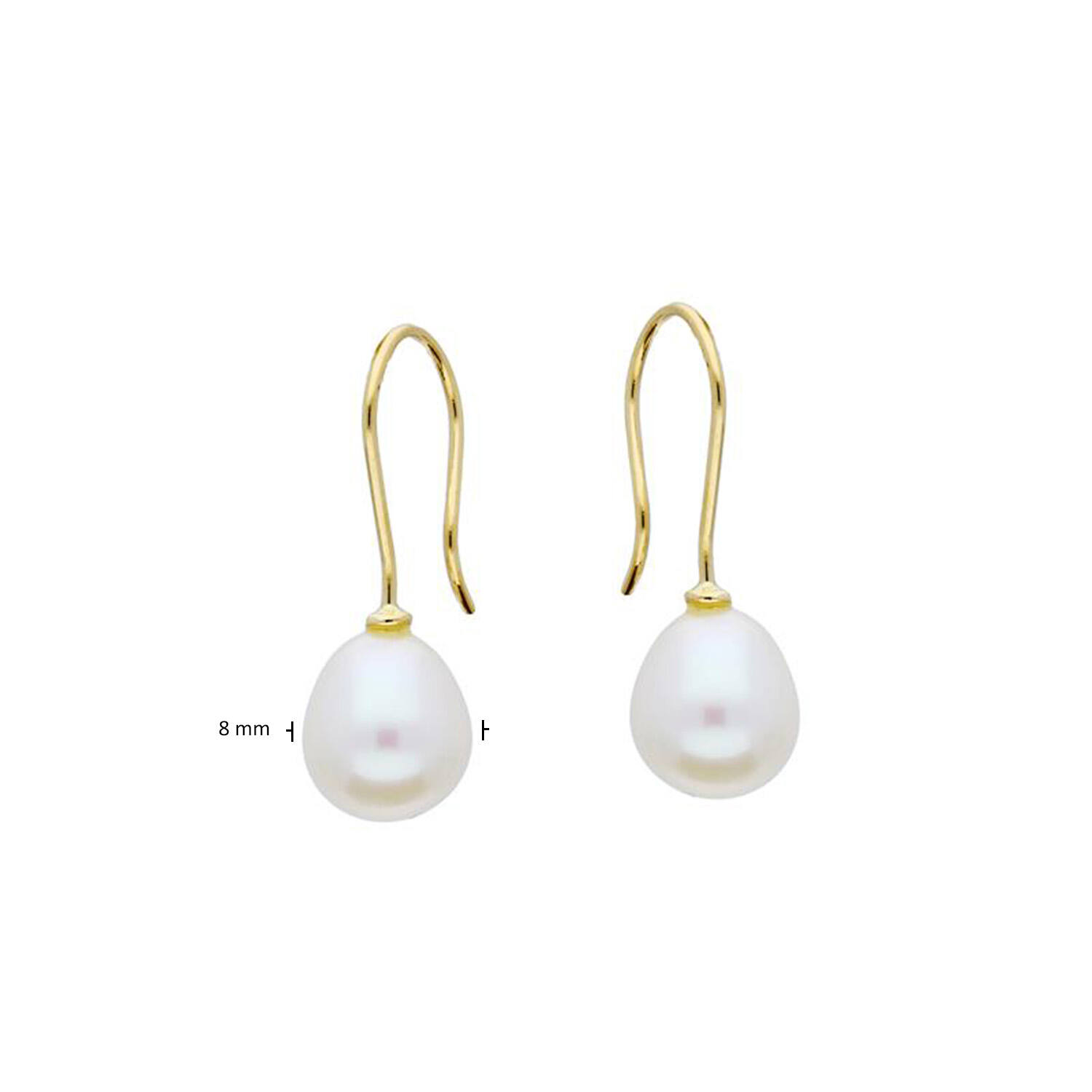  Boucles d'oreilles pendantes - Rond