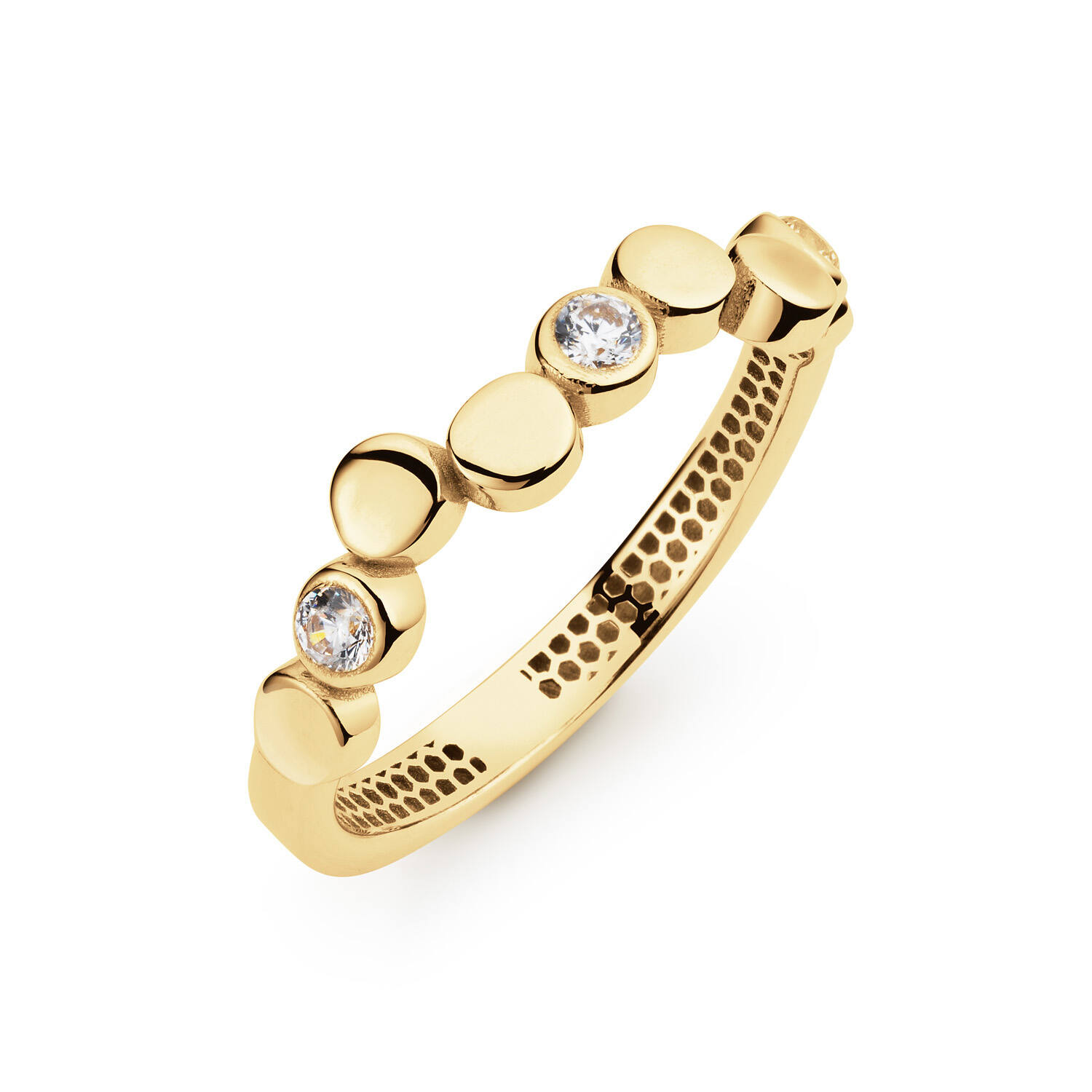  Rings with diamond - 6mm